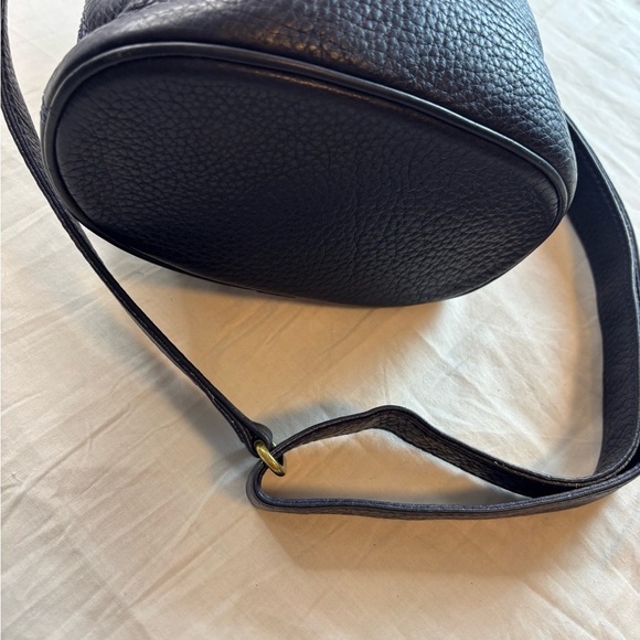 Coach Vtg Pebbled Blue Leather Bucket‎ Bag - Picture 4 of 14